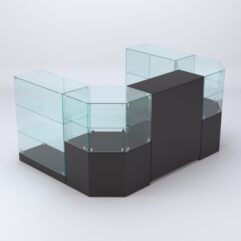 Комплект прилавков ШАНЕЛЬ №11, Черный