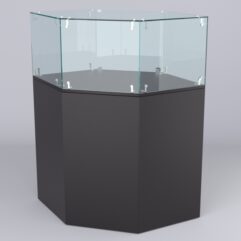 Прилавок для косметики и парфюмерии ШАНЕЛЬ №4, Черный