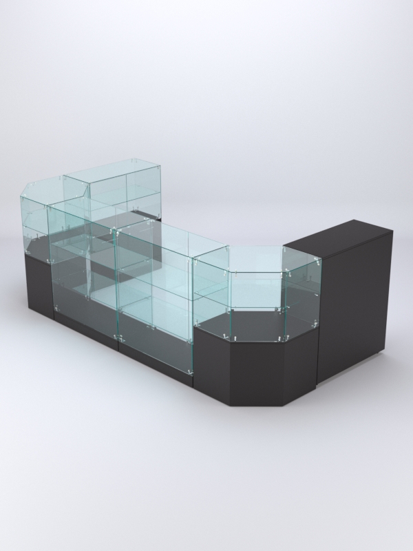 Комплект прилавков ШАНЕЛЬ №14, Черный