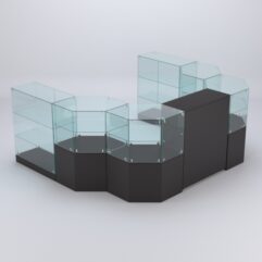 Комплект прилавков ШАНЕЛЬ №15, Черный