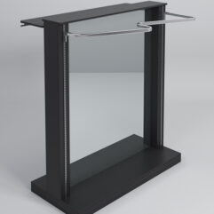 Гондола ФАВОРИТ №12А с зеркалом, Черный