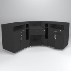 Комплект прилавков КЛАССИКА №7+№9+№1+№9+№7, Черный