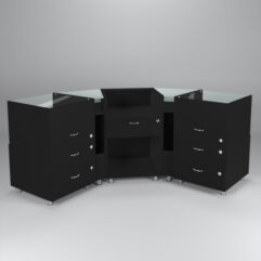 Комплект прилавков КЛАССИКА №3+№6+№1+№6+№3, Черный