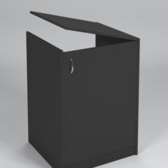 Прилавок ЭКОНОМ вход-выход (600мм), Черный