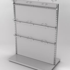 Островная система Bazic для головных уборов, Серый