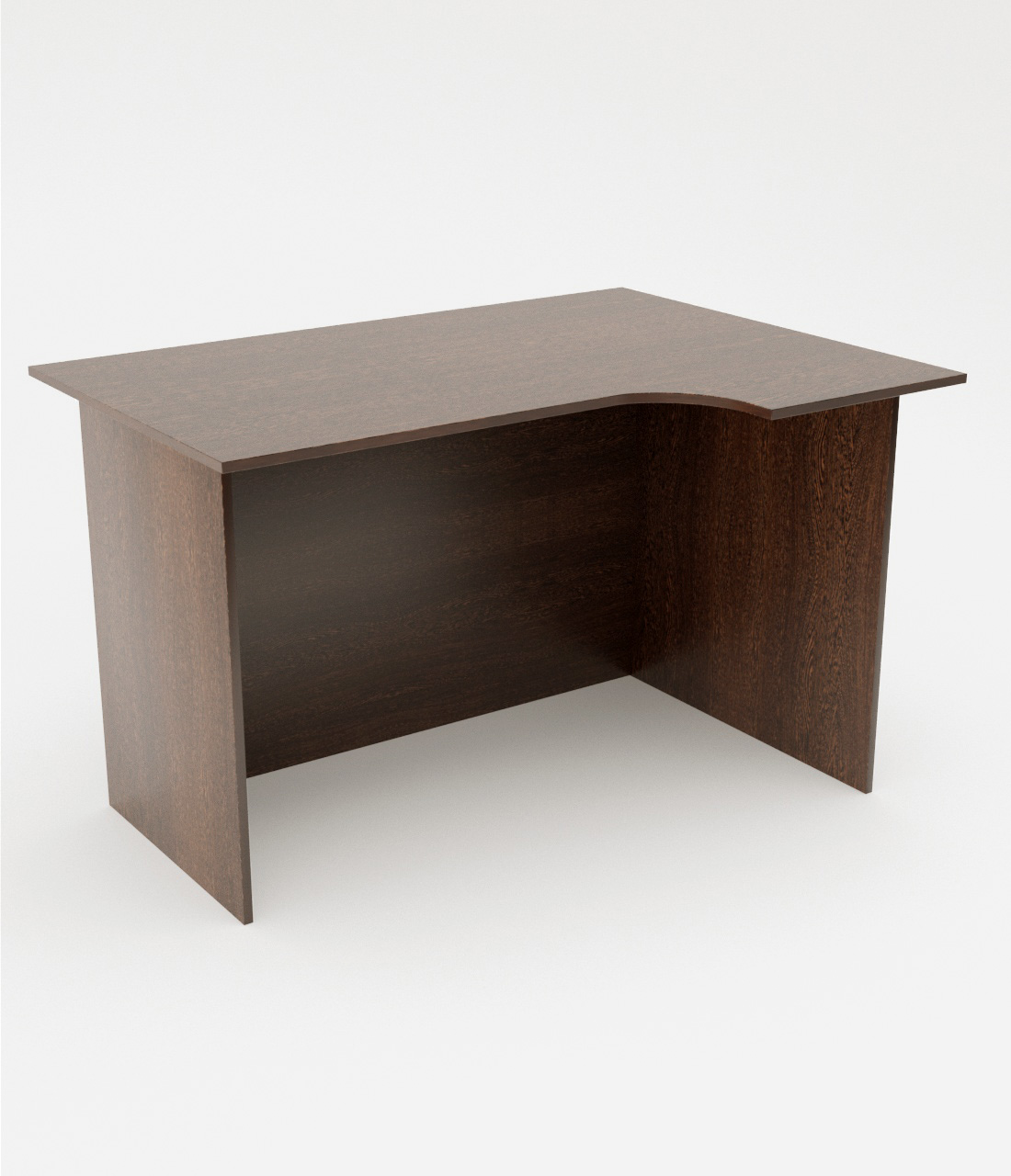 Стол эргономичный офисный СЭ-16А (правосторонний), Дуб Венге
