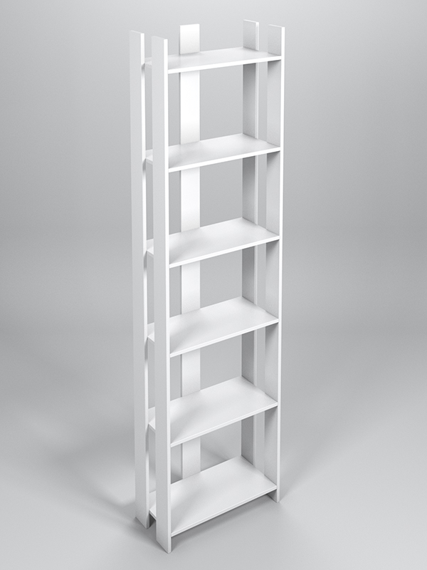 Стойка из ДСП №1 серии ЭКОНОМ, Белый