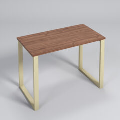 Подиум Стронг №1 в стиле ЛОФТ, Орех, металлический каркас бежевый