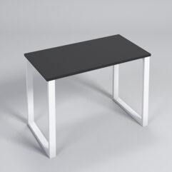 Подиум Стронг №1 в стиле ЛОФТ, Черный, металлический каркас белый