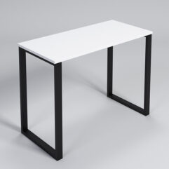 Подиум Стронг №2 в стиле ЛОФТ, Белый, металлический каркас черный