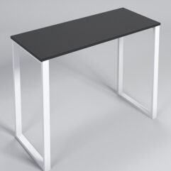 Подиум Стронг №3 в стиле ЛОФТ, Черный, металлический каркас белый