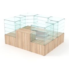 Павильон Истра в центр зала №1а (закрытый), Дуб Сонома