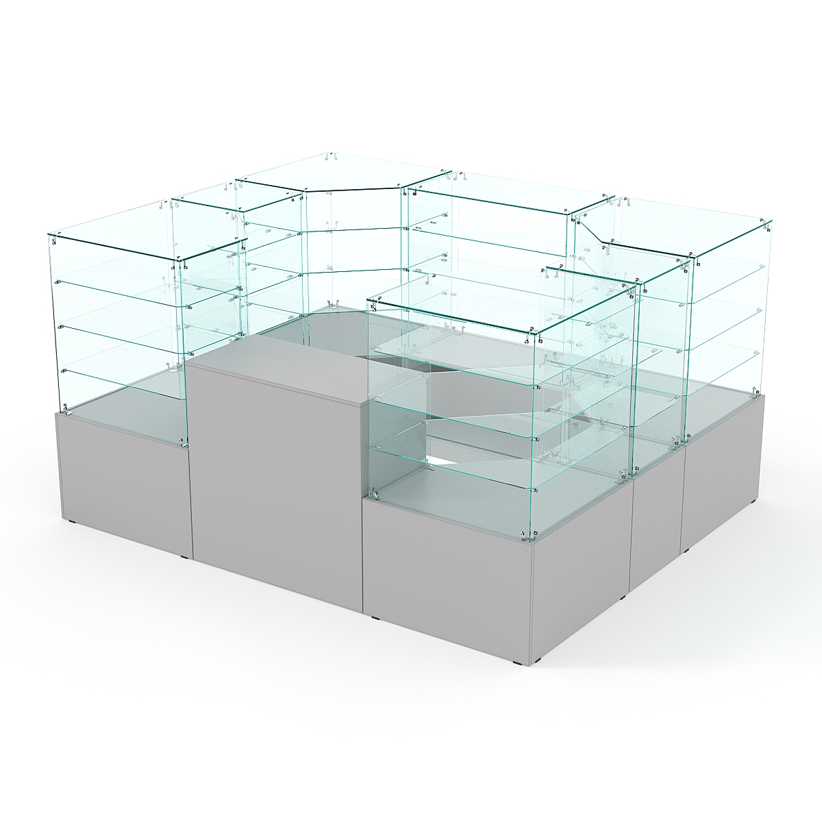 Павильон Истра в центр зала №1а (закрытый), Серый