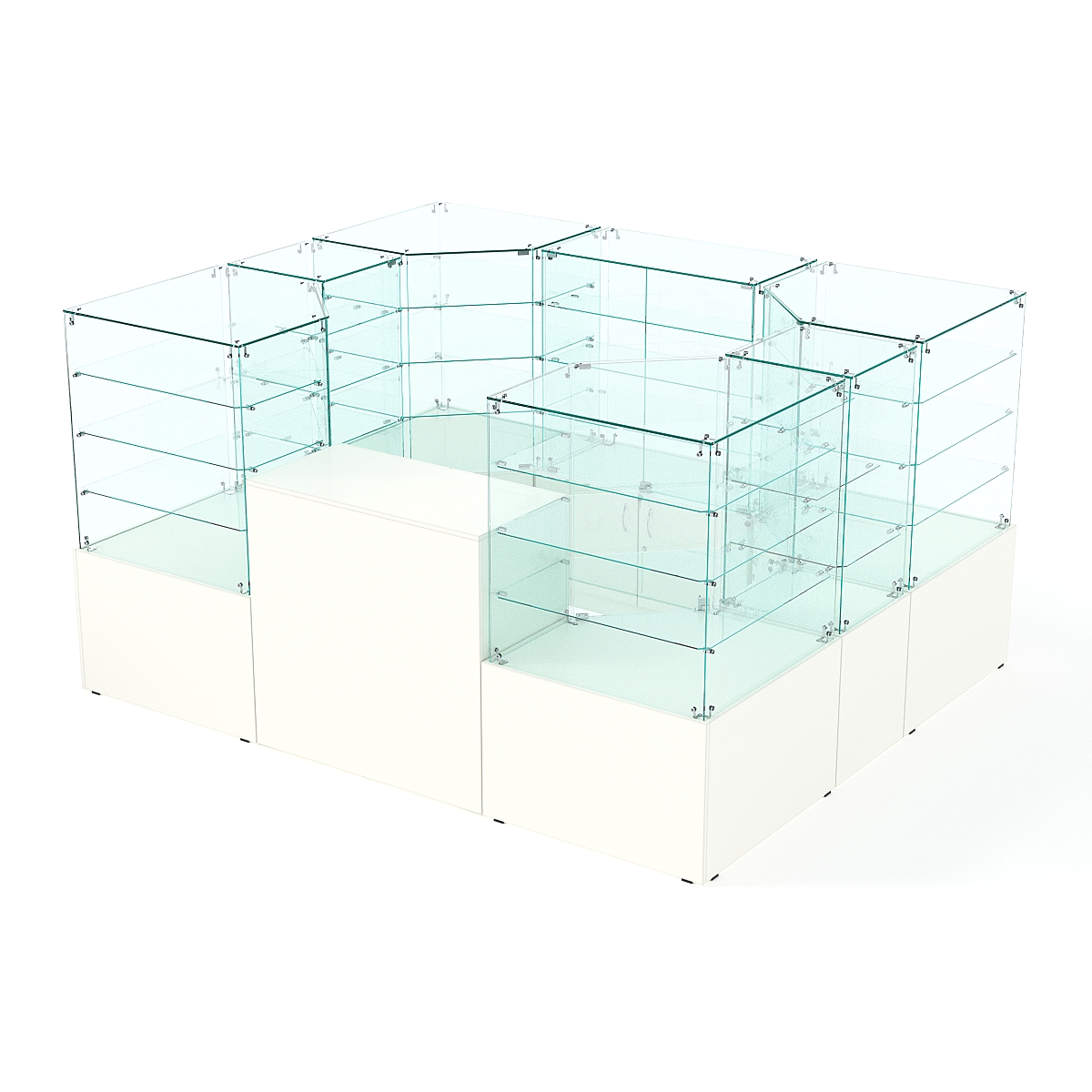 Павильон Истра в центр зала №2 (открытый), Белый