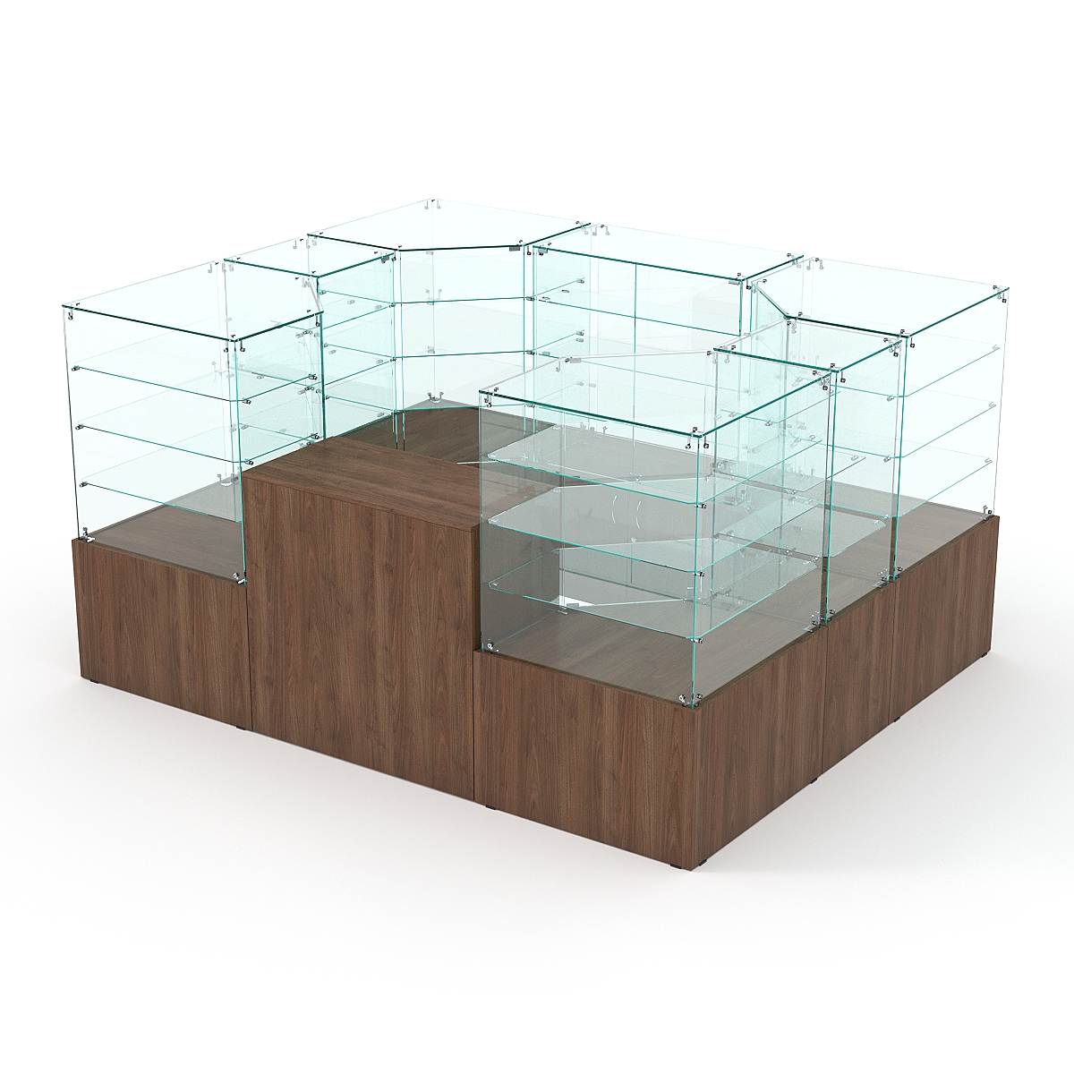 Павильон Истра в центр зала №2 (открытый), Орех