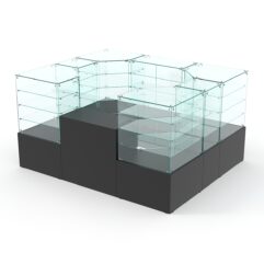 Павильон Истра в центр зала №2 (открытый), Черный