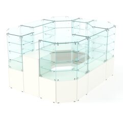 Павильон Истра в центр зала №2а (закрытый), Белый