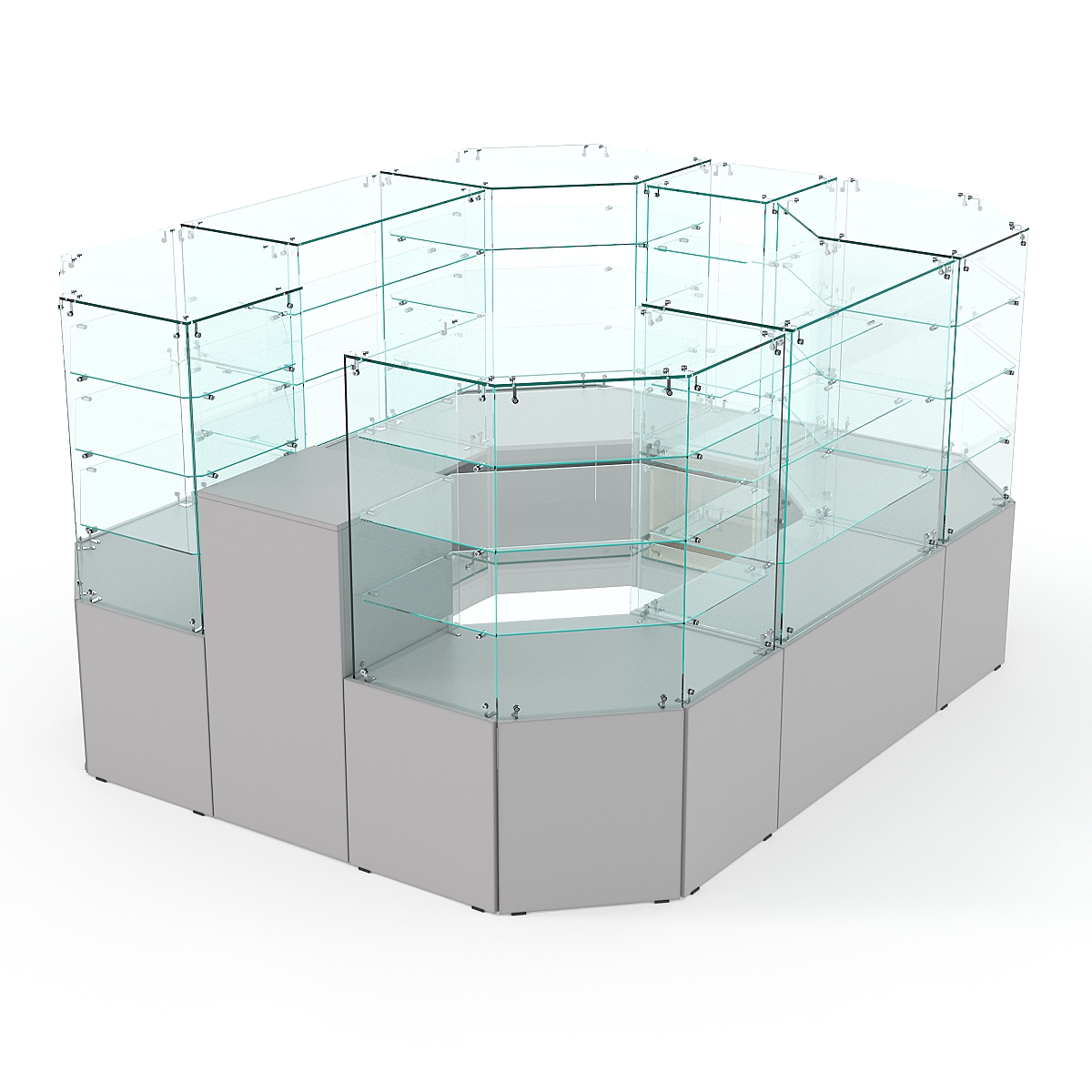 Павильон Истра в центр зала №2а (закрытый), Серый