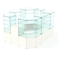 Павильон Истра в центр зала №3 (открытый), Белый