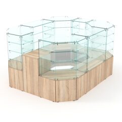 Павильон Истра в центр зала №3 (открытый), Дуб Сонома