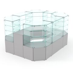 Павильон Истра в центр зала №3 (открытый), Серый