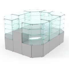 Павильон Истра в центр зала №3а (закрытый), Серый