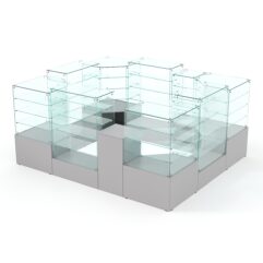 Павильон Истра в центр зала №4 (открытый), Серый