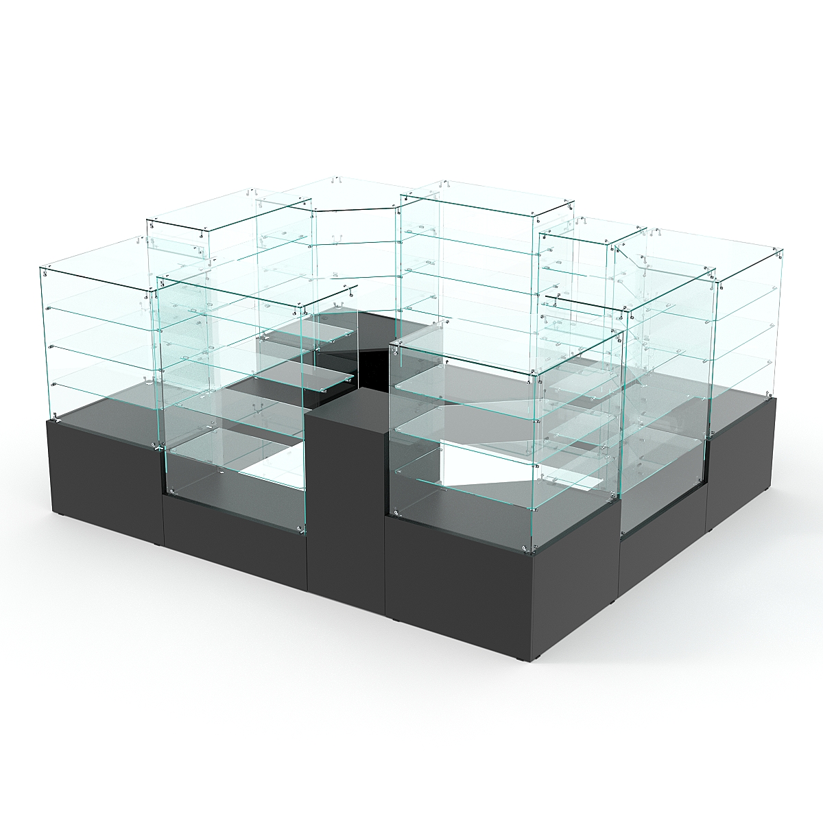 Павильон Истра в центр зала №4 (открытый), Черный