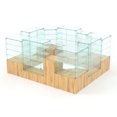 Павильон Истра в центр зала №4а (закрытый), Дуб Золотистый