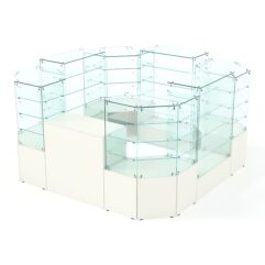 Павильон Истра в центр зала №5 (открытый), Белый