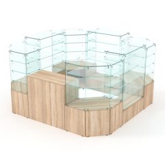 Павильон Истра в центр зала №5 (открытый), Дуб Сонома