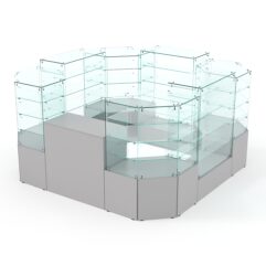 Павильон Истра в центр зала №5 (открытый), Серый