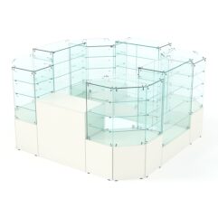 Павильон Истра в центр зала №5а (закрытый), Белый