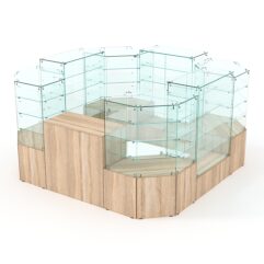 Павильон Истра в центр зала №5а (закрытый), Дуб Сонома