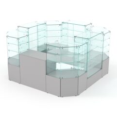 Павильон Истра в центр зала №5а (закрытый), Серый