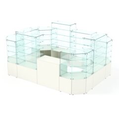 Павильон Истра в центр зала №6 (открытый), Белый