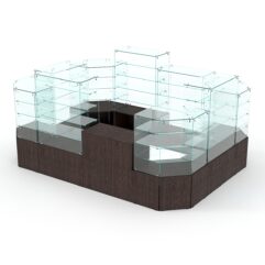 Павильон Истра в центр зала №6 (открытый), Дуб Венге