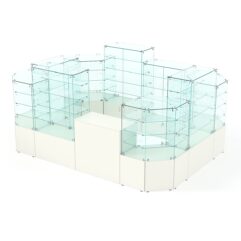 Павильон Истра в центр зала №6а (закрытый), Белый