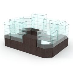 Павильон Истра в центр зала №6а (закрытый), Дуб Венге