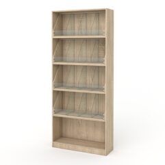 Стеллаж торговый для конфет и орехов, Дуб Сонома