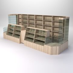 Павильон для конфет и орехов №9, Дуб Сонома