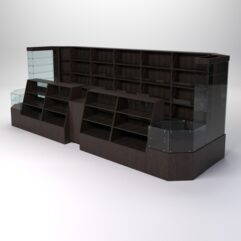 Павильон для конфет и орехов №9, Дуб Венге