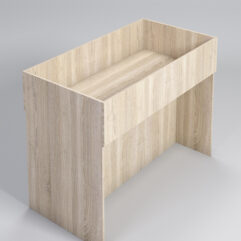 Корзина для распродаж из ДСП №7, Дуб Сонома