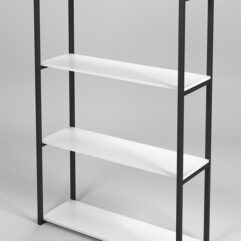 Стеллаж Стронг №12 в стиле ЛОФТ, Белый