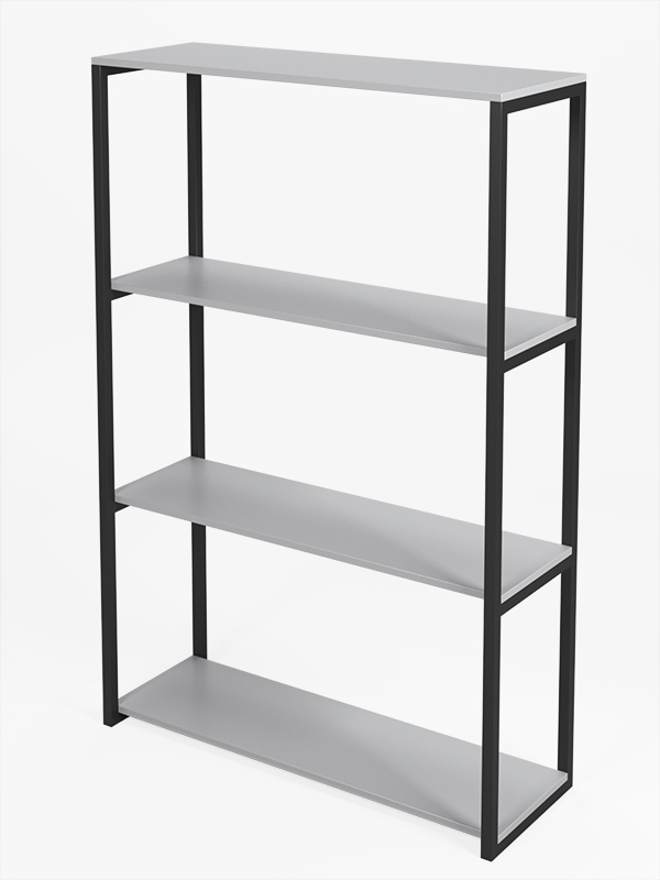 Стеллаж Стронг №12 в стиле ЛОФТ, Серый