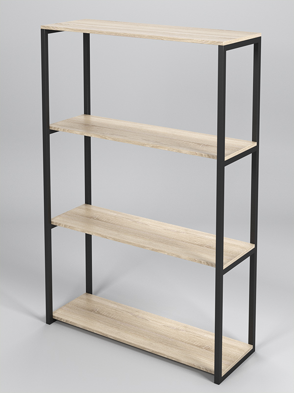 Стеллаж Стронг №12 в стиле ЛОФТ, Дуб Сонома