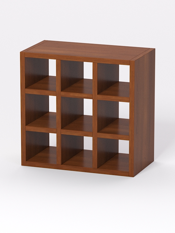 Вставка из ДСП для галстуков в Стеллаж №7, Орех