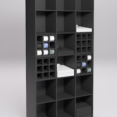 Стеллаж для рубашек и галстуков №1, Черный