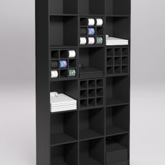 Стеллаж для рубашек и галстуков №2, Черный