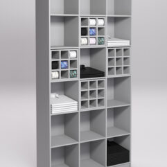 Стеллаж для рубашек и галстуков №2, Серый